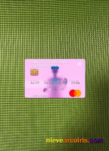 Argentina Bank of the Province of Buenos Aires mastercard photolook